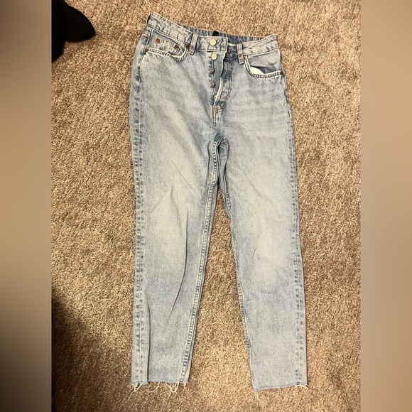 Washed out light mom jeans - Picture 1 of 2